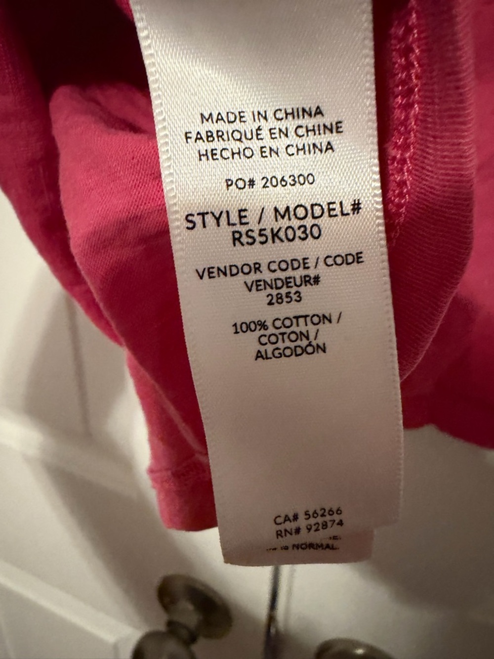 Splendid Raspberry Pink Tank Top Size M - Picture 4 of 4